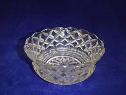 Vintage Small Glass Decorative Bowl
