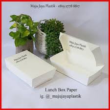 Kesibukan dan padatnya jadwal aktivitas. Lunch Box Paper Medium Kotak Nasi Kertas Kekinian Box Nasi Ayam Geprek Kotak Makan Kertas Putih Shopee Indonesia