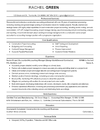 Most accountant resumes aren't worth the paper they're printed on. Professional Construction Accountant Templates To Showcase Your Talent Myperfectresume