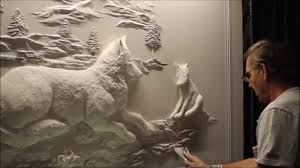 Amazing Drywall Art Sculpture By Bernie