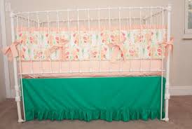 ajh emerald green crib bedding