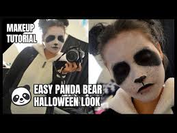 panda halloween makeup tutorial you