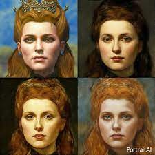 AI generated portraits of Anna Henrietta : r/witcher