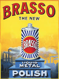 Brasso Vintage Advertising Metal Wall