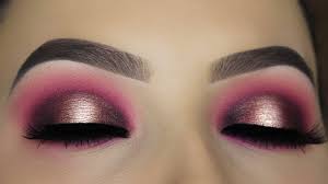 berry halo smokey eye makeup tutorial