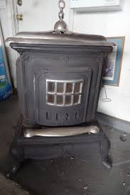 Vintage Cast Iron Parlor Stove Wood