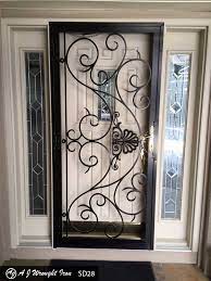 Ornamental Security Door Aj Wrought Iron