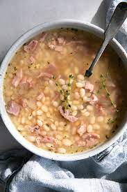 navy bean soup with ham the forked spoon