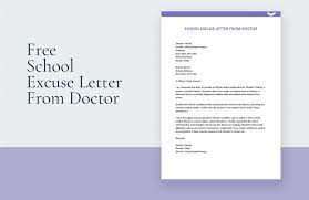 excuse letter from doctor in