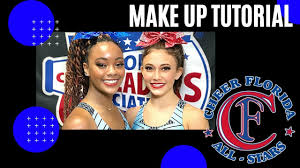 makeup tutorial cfa cheer florida