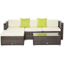 garden rattan furniture corner sofa set