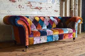 windsor patchwork chesterfield sofa