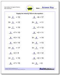 All free algebra worksheets are formatted for printing and are perfect for use in the classroom, for algebra homework assignments, or by students for extra practice or for help in studying for an exam. Pre Algebra Worksheets