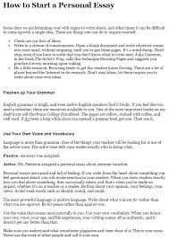 How To Write A Personal Essay Step By Step Guide At Kingessays