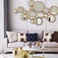 Golden Iron Round Wall Art For Home