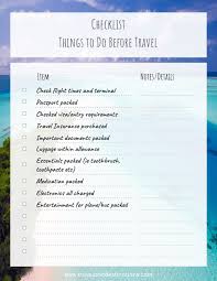 Important Things To Do Before You Travel With A