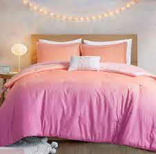 Pink Ombre 4pc Queen Comforter Set