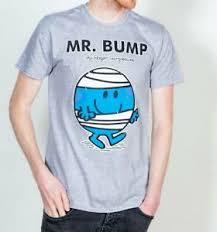 Details About Official Mens Grey Mr Bump Mr Men T Shirt