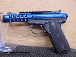 45 lite 22 lr blue anodize rimfire pistol
