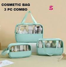 travel cosmetic bag with handle
