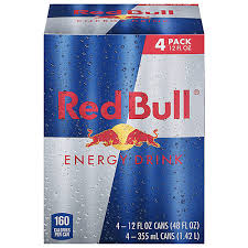 red bull energy drink 4 pk cans