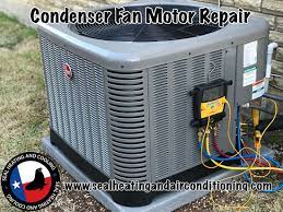 condenser fan motor seal heating and