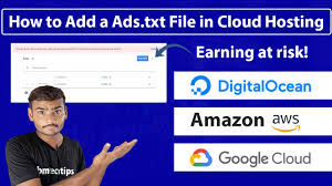 how to add a ads txt file in cloud