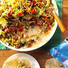 ground beef taco dip recipe how to make it