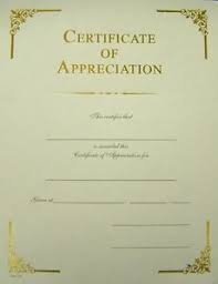 Details About Award Certificate Of Appreciation Elegant Gold Foil Border Pack Of 10