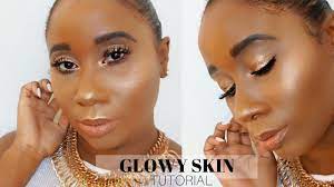 glowy skin dewy bronze makeup