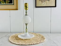 Vintage Fenton Hobnail Milk Glass Table