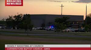Following Shooting Outside Iowa Church ...