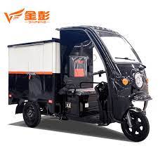 China 3 Wheel Cheap Electric Food Delivery Motorcycle Cargo Tricycle with  Closed Cabin - China Electric Tricycle, Cargo Tricycle