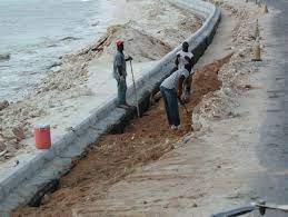 Sea Wall Construction In The Bahamas