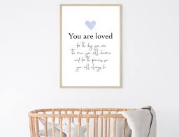 Boy You Are Quote Baby Boy Nursery Wall