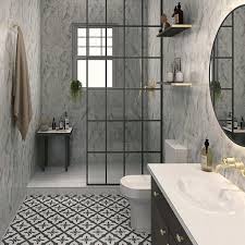 Stratus Marble Bathroom Shower Wall Panel