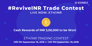 Buy ethereum in india on wazirx exchange and enjoy low trading fee. Reviveinr Trade Contest In Eth Inr Laptrinhx