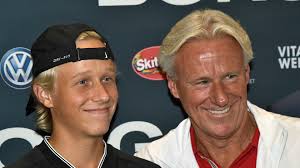 His massive appeal, based not only on his extraordinary tennis ability, but on his good looks and shy manner, made him a worldwide tennis teen idol. Leo Borg Son Till Bjorn Borg Foll I Inofficiella Junior Vm Dn Se