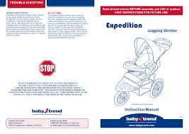 Baby Trend Expedition Instruction