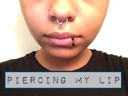 piercing my lip how to pierce your lip