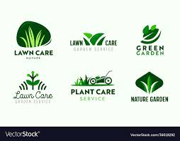 Set Logo Garden And Lawn Care Service
