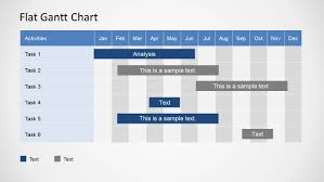 Simple Gantt Chart Powerpoint Template