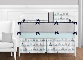 uni crib bedding set with per