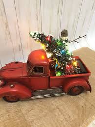Enhance your manly decor with this tabletop red metal truck decror. Lmdesignscreations On Twitter Red Truck Led Light Up Tree Multiple Setting Lights Red Metal Truck With Christmas Tree Large Vintage Metal Red Truck Primitive Decor Primitivedecor Lightedtree Vintagepickuptruck Christmastruck Redtruck