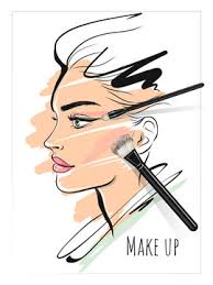 makeup brushes stock vector adobe stock