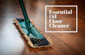 simple floor cleaner using essential