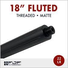 fluted bull barrel threaded