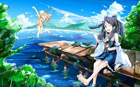 anime summer hd wallpaper 4k for