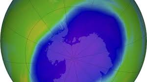 ozone hole grows this year but still