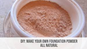 organic cosmetic foundation powder